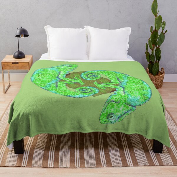 Item preview, Colorful Chameleon Love - Green Lizard designed and sold by LaRoach Digital Arts.
