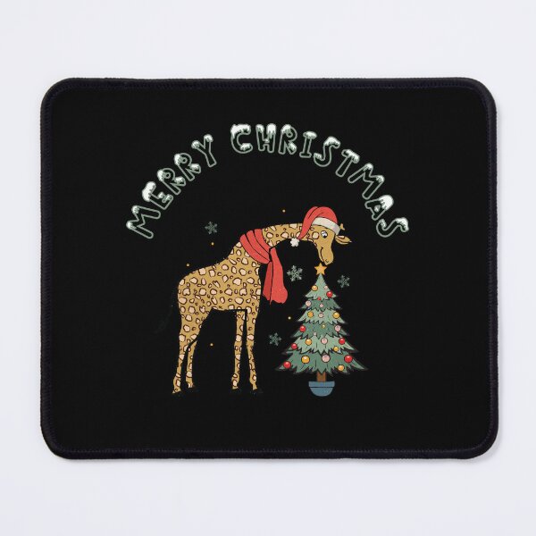 Item preview, Giraffe Logo - Christmas Giraffe - Giraffe Silhouette - Giraffe In Christmas Hat And Christmas Tree designed and sold by ImagesDesigns.