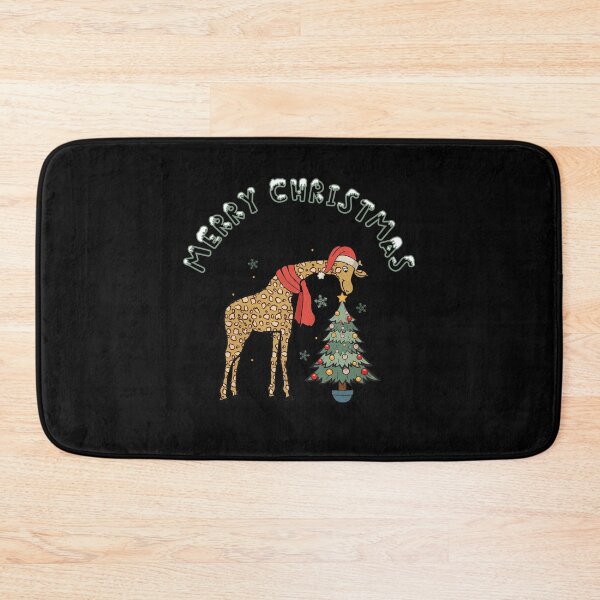 Item preview,   Giraffe Logo - Christmas Giraffe - Giraffe Silhouette - Giraffe In Christmas Hat And Christmas Tree designed and sold by ImagesDesigns.