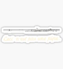 Flute Surrealism Sticker
