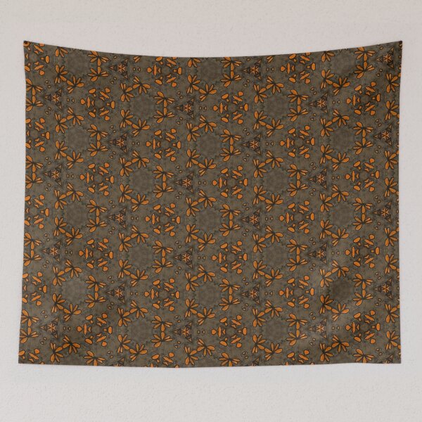 Item preview, Orange Petals in Dust Storm designed and sold by debutpagesart.
