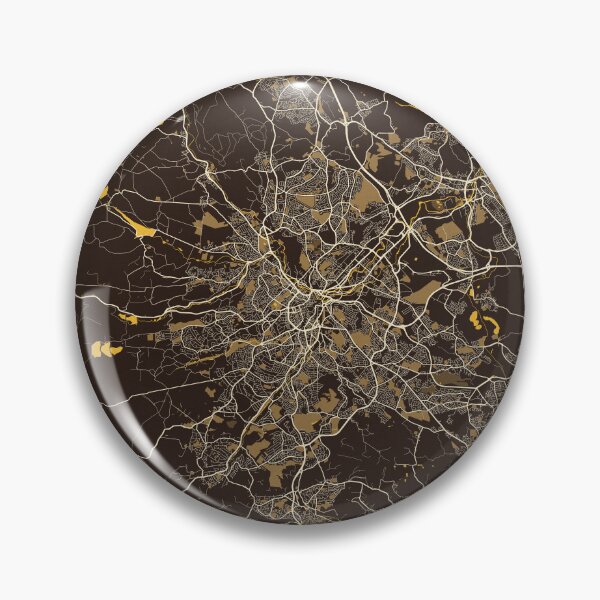Item preview, Sheffield City Map of South Yorkshire, England - Pastel designed and sold by deMAP.