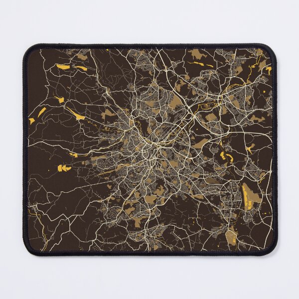 Item preview, Sheffield City Map of South Yorkshire, England - Pastel designed and sold by deMAP.