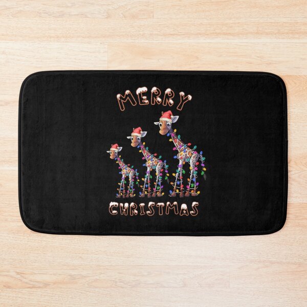 Item preview, Giraffe Logo - Christmas Giraffe - Giraffe Silhouette - 3 Giraffe  Wrapped In Christmas Lights designed and sold by ImagesDesigns.