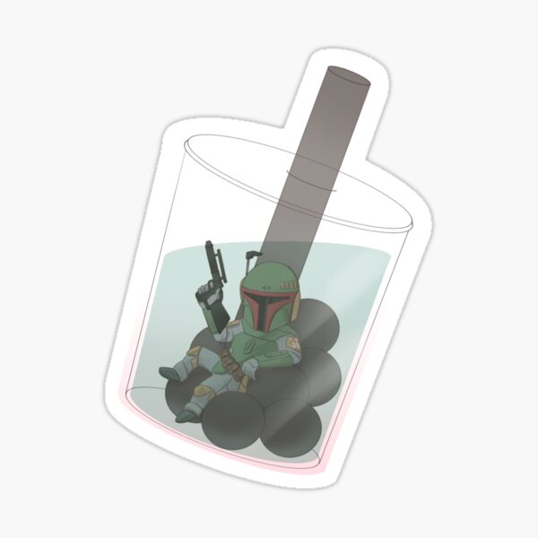 Vista previa del artículo con la obra «Boba y Boba Fett», diseñado y vendido por alexncastaneda.