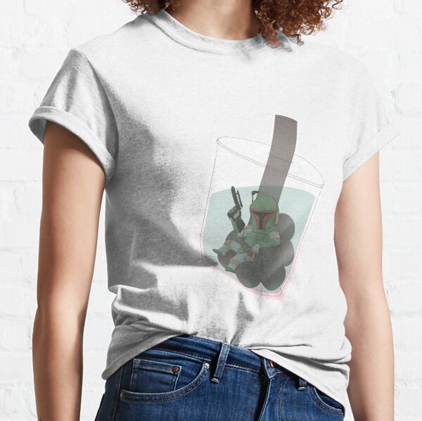Vista previa del artículo con la obra «Boba y Boba Fett», diseñado y vendido por alexncastaneda.