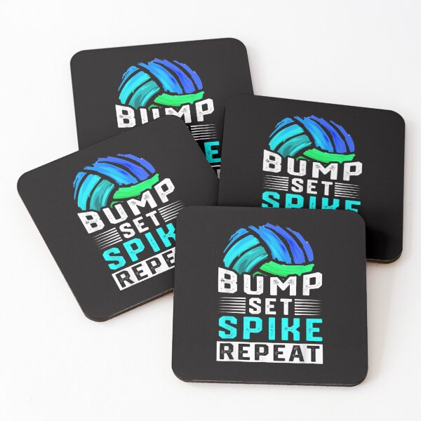 Item preview, Girls Volleyball Bump Set Spike Repeat Blue Purple Teen designed and sold by Best Selling ⭐⭐⭐⭐⭐(9.0).