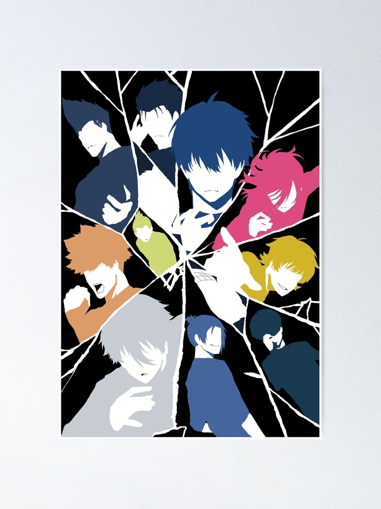 blue lock poster  Minimalist poster, Anime character design, Anime canvas