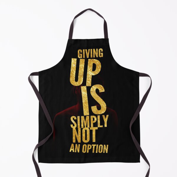 Item preview, Give up is simply not an option never give up, give, never, positive, typography, text, up, white, adidas, exercise, run, running, jogging, sprint, car designed and sold by ProFoot.