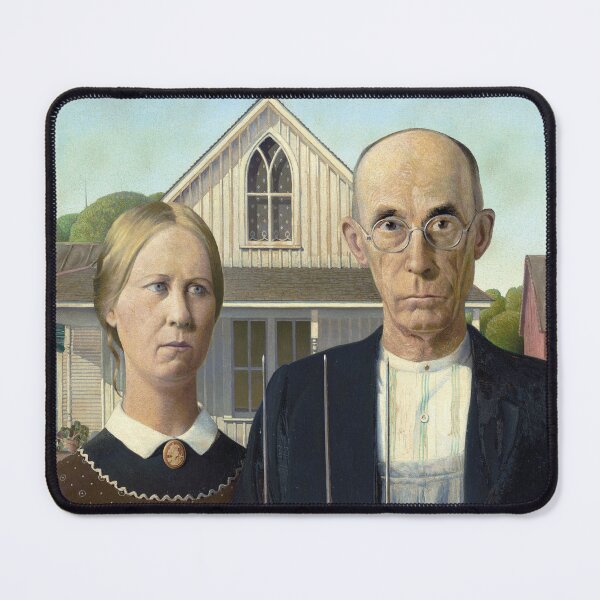 Item preview, American Gothic Grant Wood designed and sold by The Crackerdale Emporium.