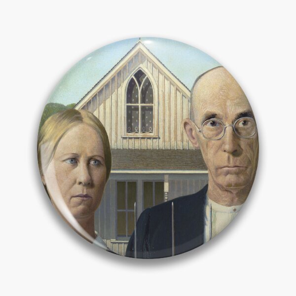 Item preview, American Gothic Grant Wood designed and sold by The Crackerdale Emporium.