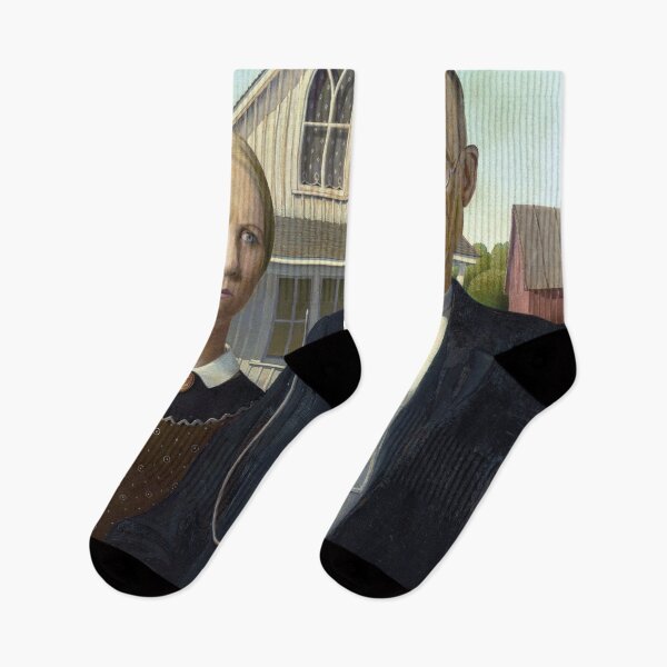 Item preview, American Gothic Grant Wood designed and sold by The Crackerdale Emporium.