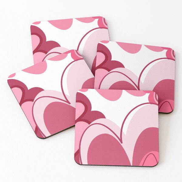 Item preview, cute hearts shapes  pink designed and sold by Kagui.