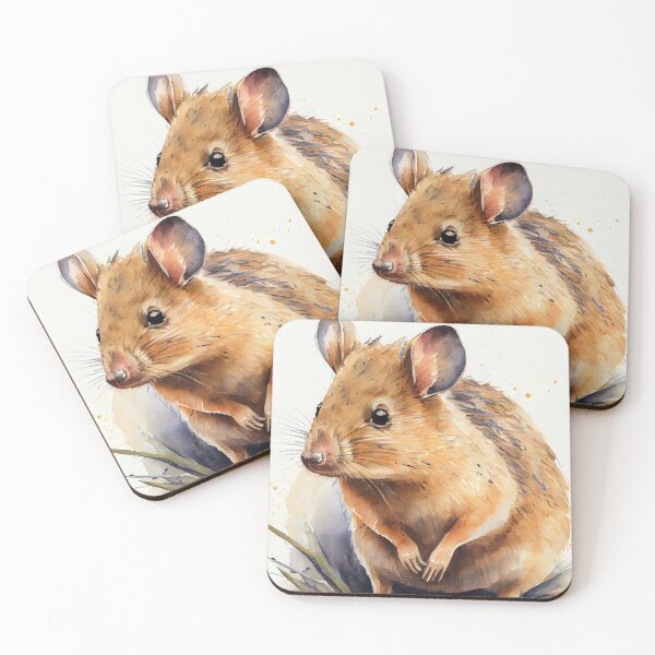 Item preview, Australian terrestrial mammals Bandicoot - Watercolor Paint designed and sold by ABArtByAlexST.