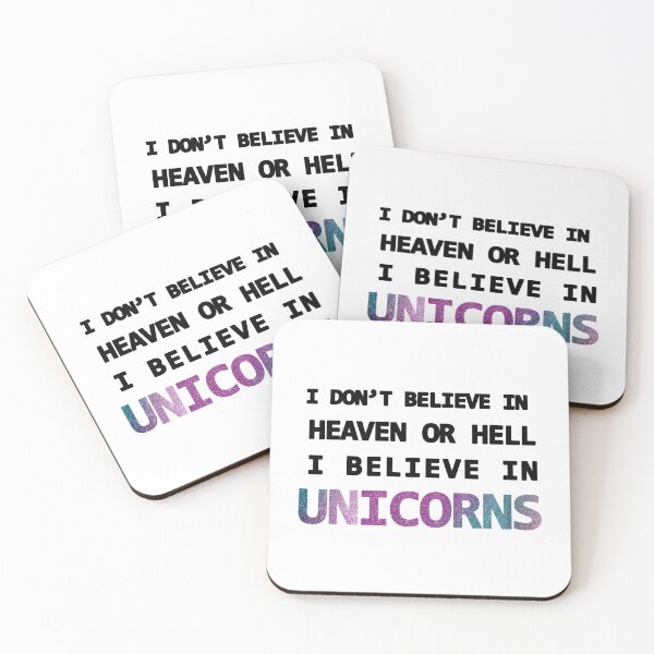 Item preview, belive in unicorns designed and sold by ELithen.
