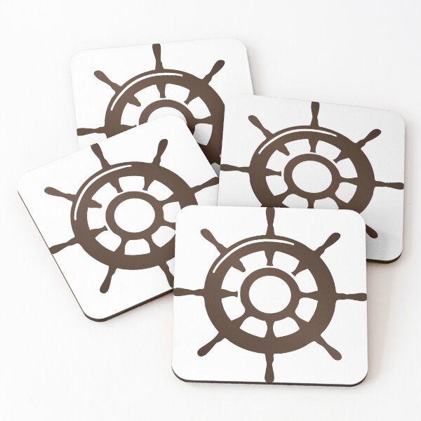 Item preview, Pirate Ship Wheel Sticker designed and sold by pirateslife.