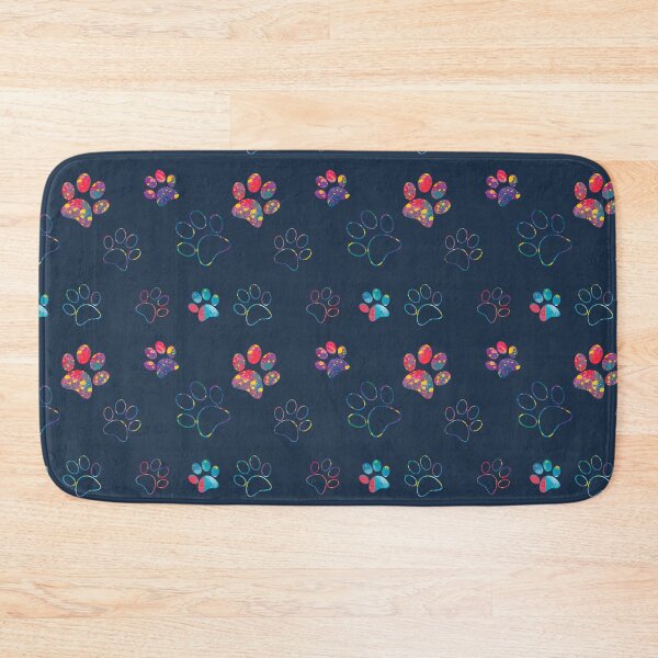 Item preview, Blue cat paws colorful rainbow designed and sold by ArlacV.