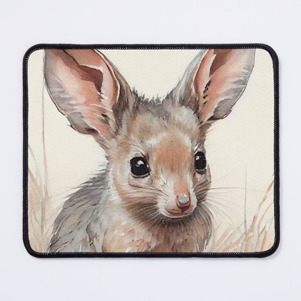 Item preview, Australian terrestrial mammals Greater Bilby - Watercolor Paint designed and sold by ABArtByAlexST.
