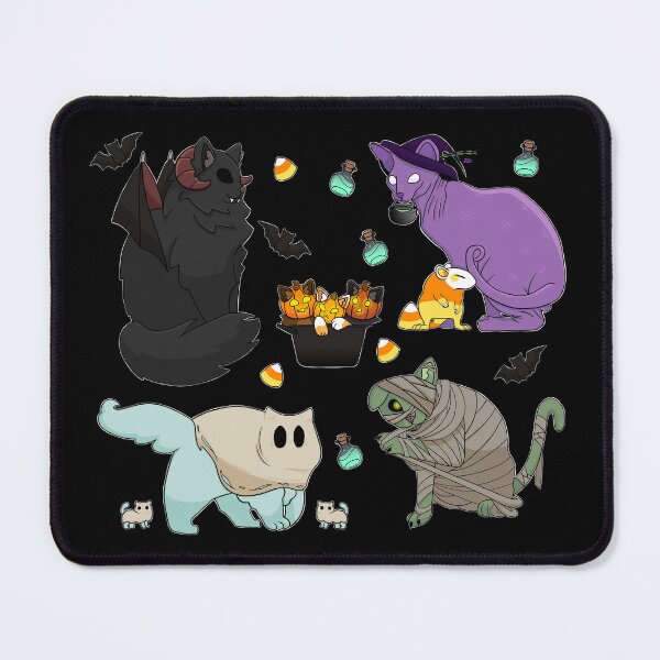 Item preview, halloween cats designed and sold by XPLUSHMONSTERX.
