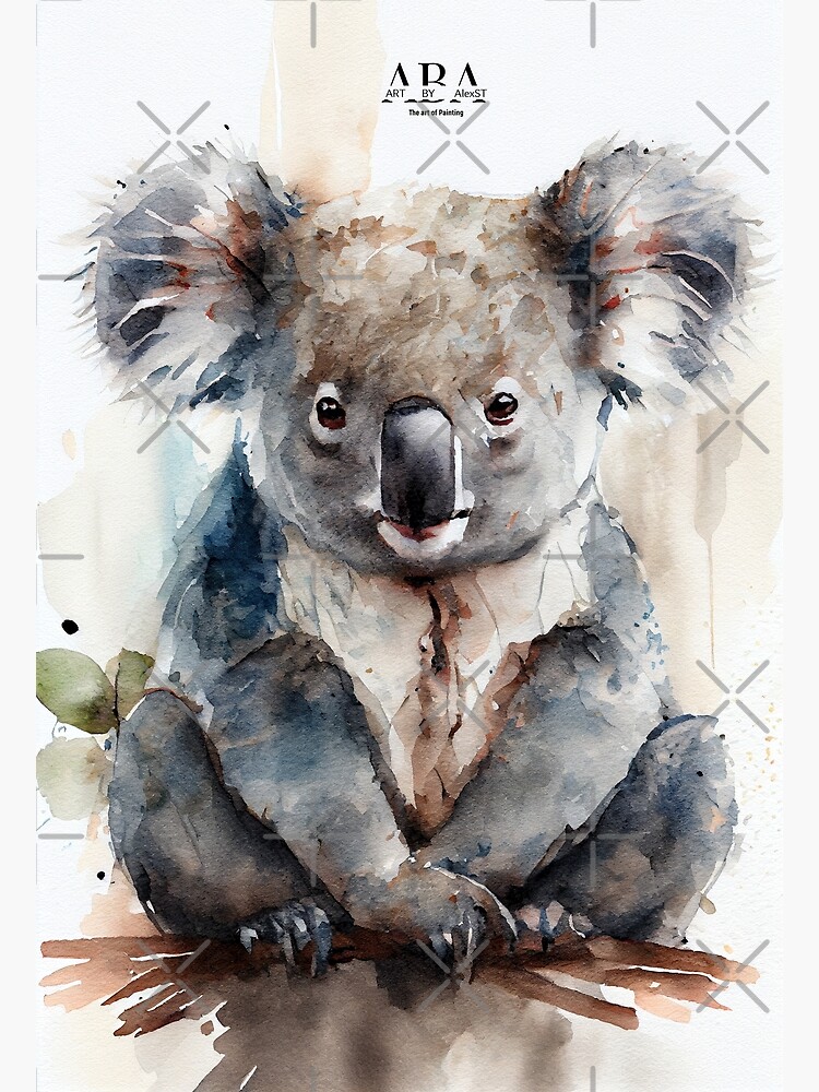 Baby Koala Art Photographic Print for Sale by mugdesignstudio