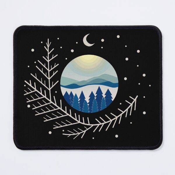 Item preview, Winter Solstice, Mystical, Celestial, Boho, Scenic Yin Version designed and sold by ComfyDays.