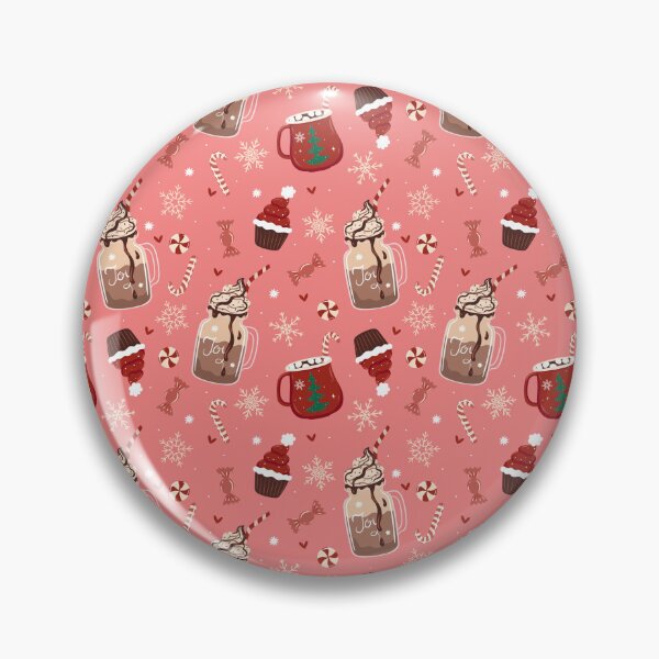 Item preview, Christmas Cocoa Hot Chocolate Cup Peppermint Candy Cane Cupcake  designed and sold by BookGeekNJ.