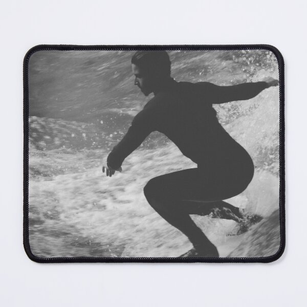 Item preview, Surfer in Wetsuite Riding a Wave on Surfboard designed and sold by PrintPortal.