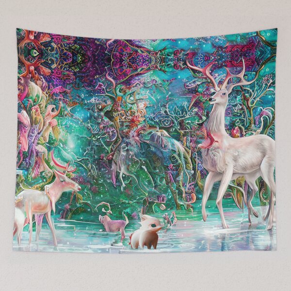 Item preview, Fairytale landscape animals in winter designed and sold by Astralia.