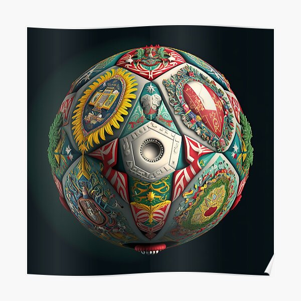 World Cup Christmas Holiday Ornament - Limited Design Poster
