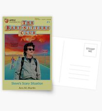 STRANGER THINGS / BABY SITTERS CLUB MASH UP Postcards