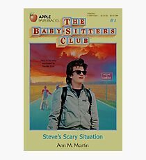 STRANGER THINGS / BABY SITTERS CLUB MASH UP Photographic Print