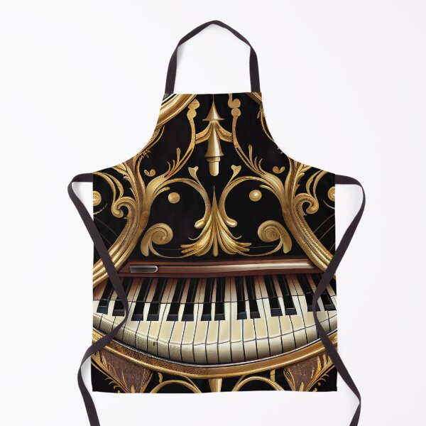 Item preview, Classy Elegant Piano Music Pattern Digital Painting designed and sold by CodeAndColors.