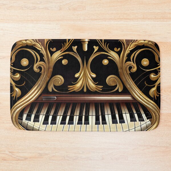 Artikelvorschau, Classy Elegant Piano Music Pattern Digital Painting entworfen und verkauft von CodeAndColors.