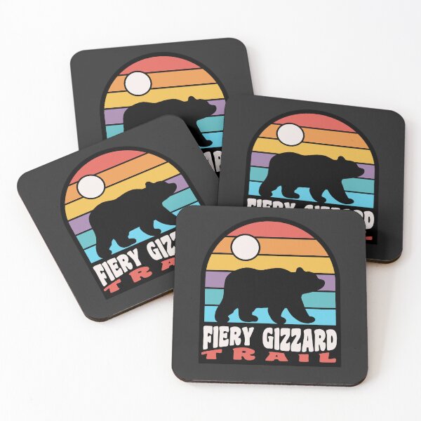 Item preview, Fiery Gizzard Trail Camping Tennessee Bear Retro designed and sold by yelly123.