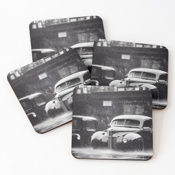 Item preview, Hot Rod in the Rain, a perfect gift for all American Hot Rod fans designed and sold by RodZnRoll.