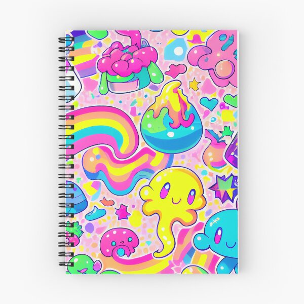 Item preview, Cute Kawaii Rainbow Colorful Pattern Digital Painting designed and sold by CodeAndColors.
