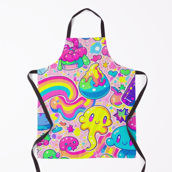 Item preview, Cute Kawaii Rainbow Colorful Pattern Digital Painting designed and sold by CodeAndColors.