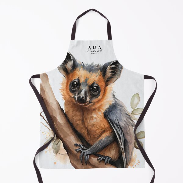 Item preview, Australian terrestrial Spectacled Flying-Fox - Watercolor Paint designed and sold by ABArtByAlexST.