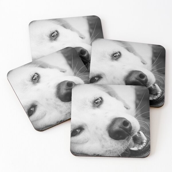 Item preview, White Dog Smiling designed and sold by PrintPortal.