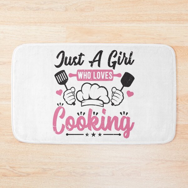 Item preview, Just a Girl Who Loves Cooking Vintage Design designed and sold by netdota.