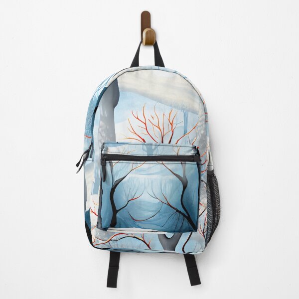 Artikelvorschau, Abstract Snow Winter Scene Pattern Digital Painting entworfen und verkauft von CodeAndColors.