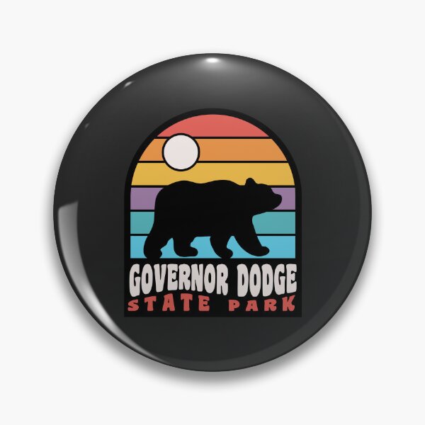 Item preview, Governor Dodge State Park Camping Wisconsin Bear Retro designed and sold by yelly123.
