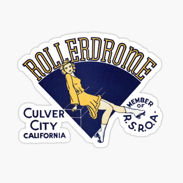 Item preview, 1940's Rollerdrome Culver City California designed and sold by historicimage.