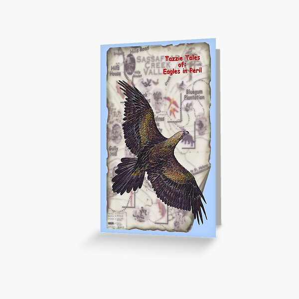 ICON ~ TAZZIE TALES OF - Eagles in Peril by tasmanianartist Greeting Card
