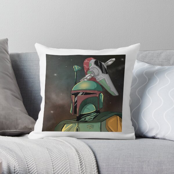 Boba Fett Throw Pillow