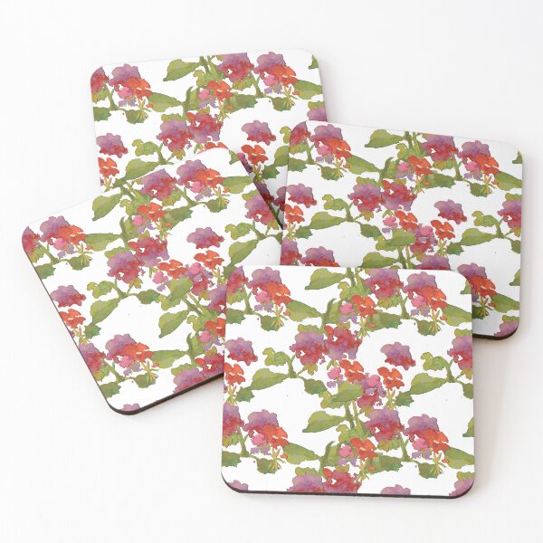 Item preview, geraniums designed and sold by Joan Elizabeth Ortiz designs.