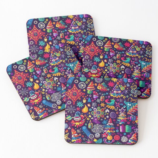 Item preview, Bright Festive Abstract Collection of Items Digital Painting designed and sold by CodeAndColors.