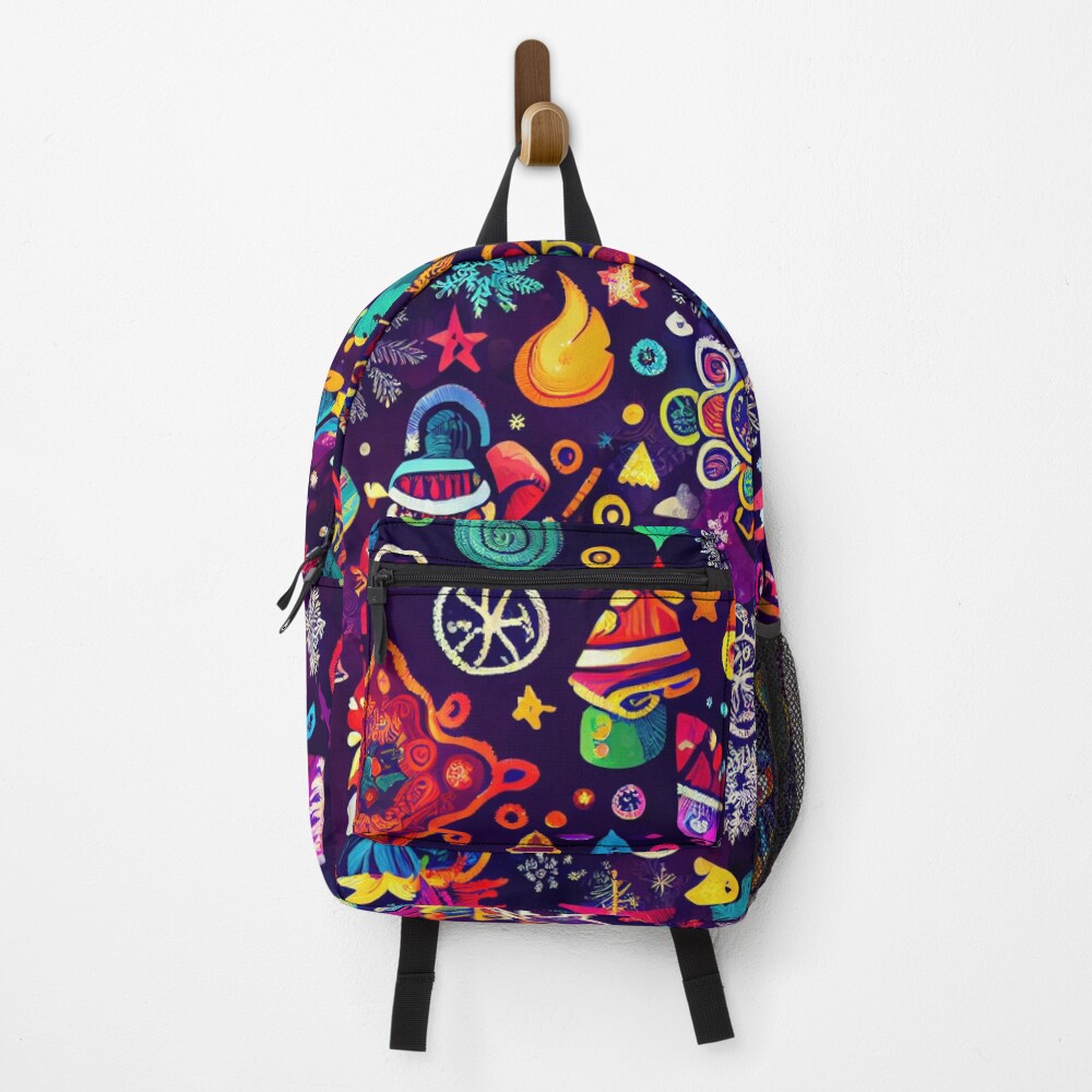 Vista previa del artículo con la obra «Mochila», diseñado y vendido por CodeAndColors.