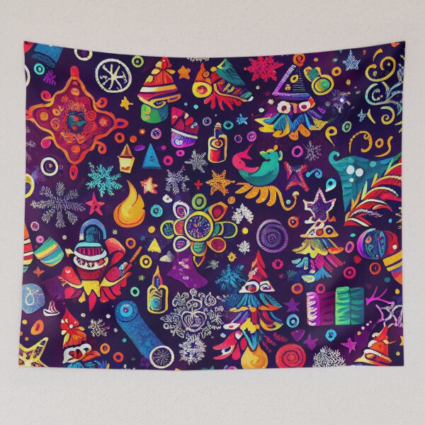 Item preview, Bright Festive Abstract Collection of Items Digital Painting designed and sold by CodeAndColors.