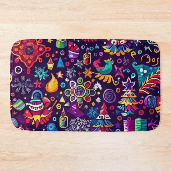 Artikelvorschau, Bright Festive Abstract Collection of Items Digital Painting entworfen und verkauft von CodeAndColors.